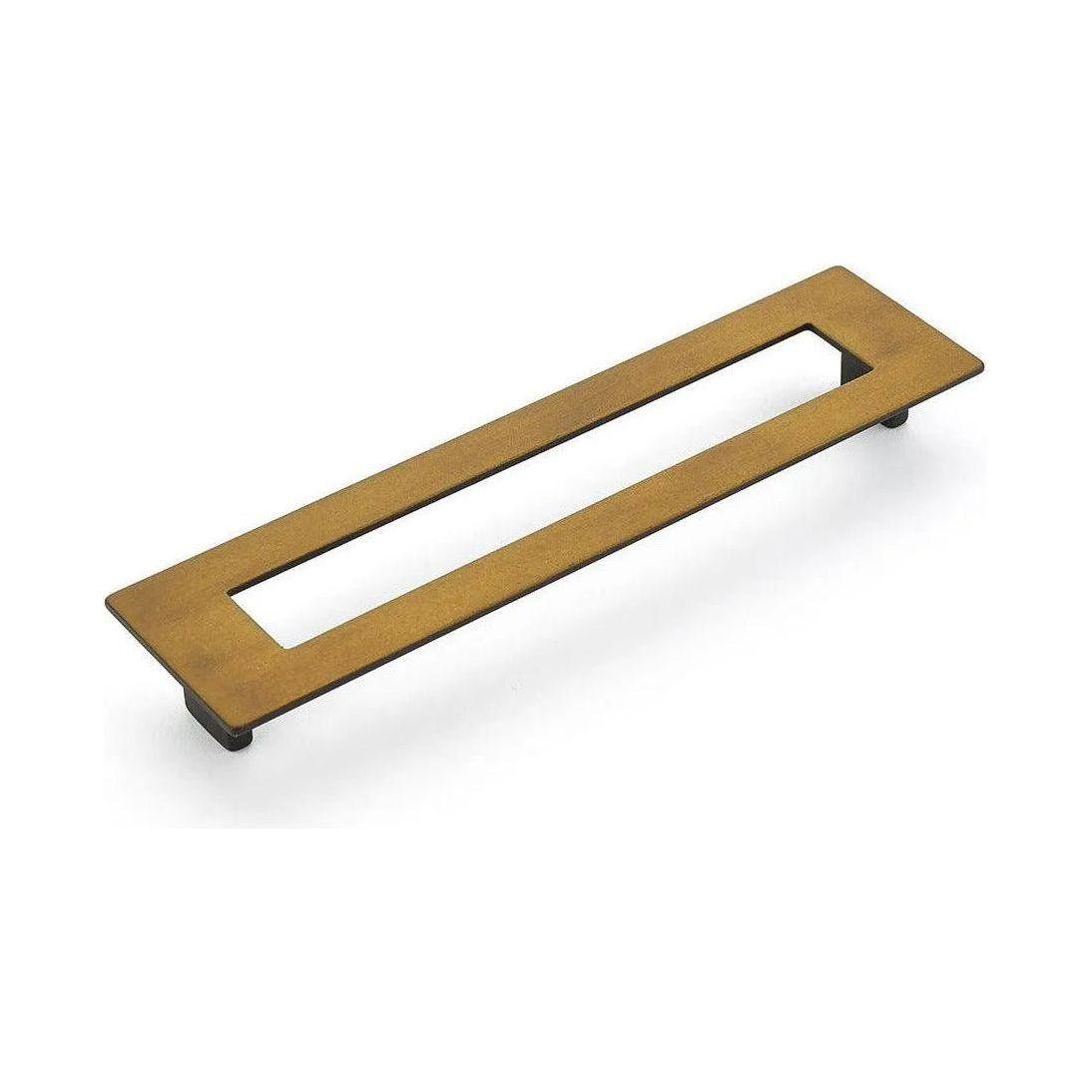 Schaub - Finestrino Rectangle Pull - 446-BRBZ - Canada Light Shop