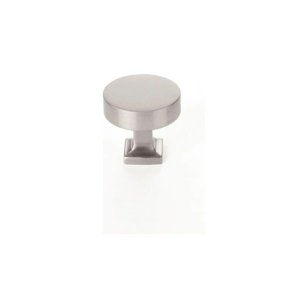 Schaub - Haniburton Round Knob with Square Base - 469-15 - Canada Light Shop