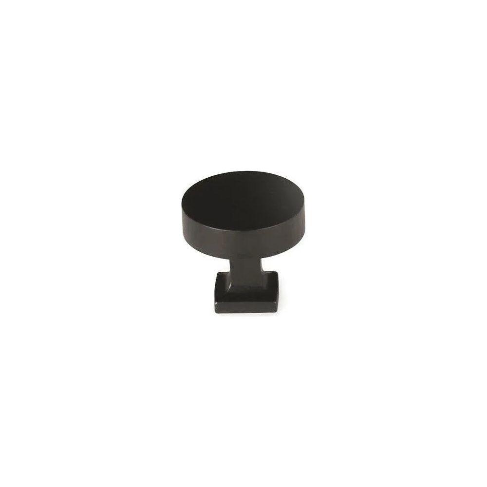 Schaub - Haniburton Round Knob with Square Base - 469-MB - Canada Light Shop