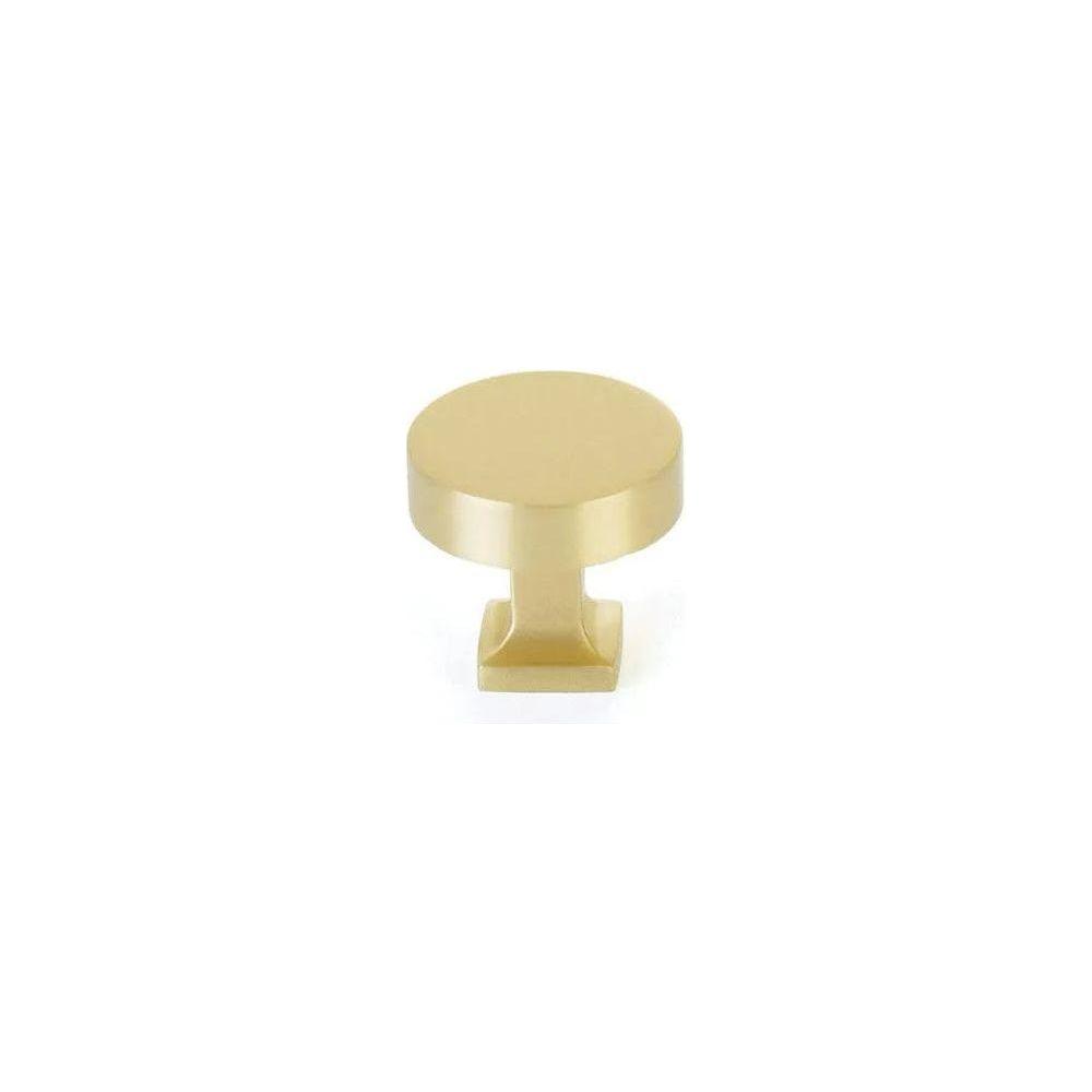 Schaub - Haniburton Round Knob with Square Base - 469-SB - Canada Light Shop