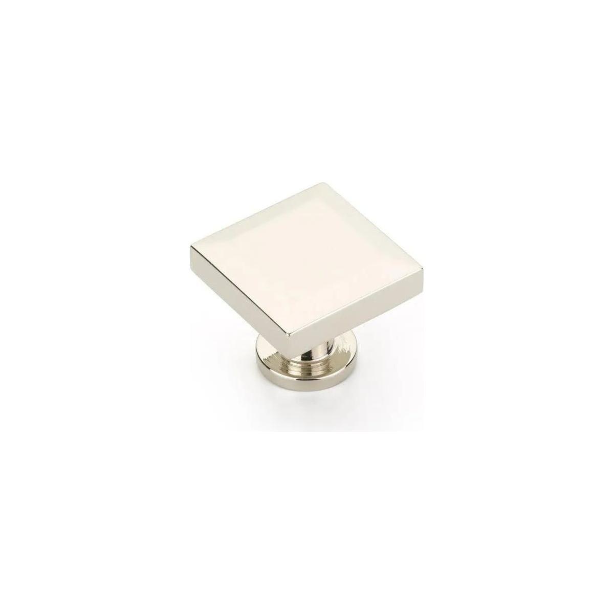Schaub - Heathrow Square Knob - 551-PN - Canada Light Shop