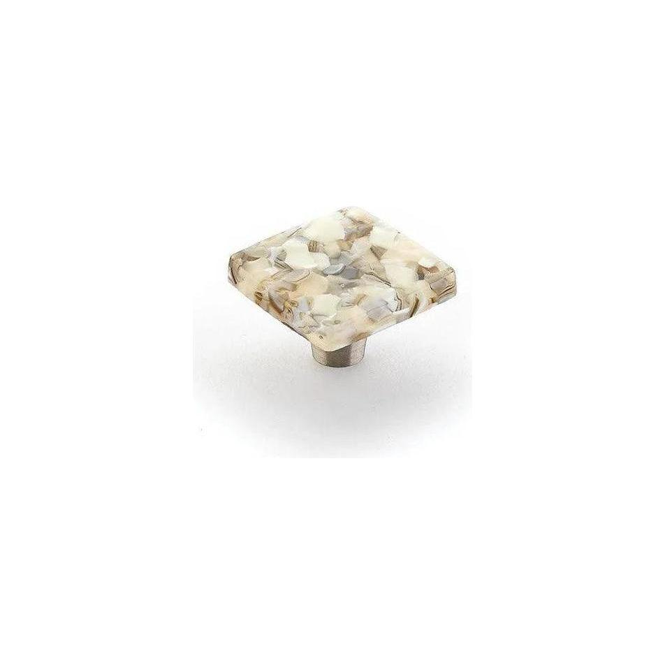 Schaub - Ice Square Knob - 34-SBP - Canada Light Shop