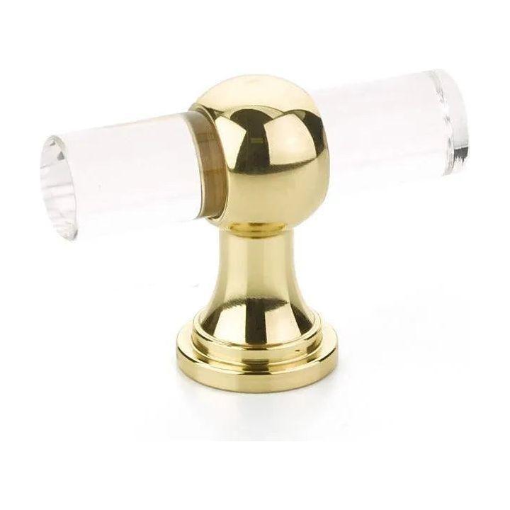 Schaub - Lumiere Transitional Adjustable Clear Acrylic T-Knob - 411-03 - Canada Light Shop