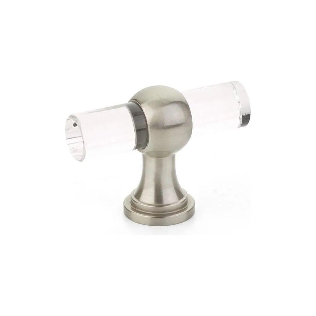 Schaub - Lumiere Transitional Adjustable Clear Acrylic T-Knob - 411-15 - Canada Light Shop