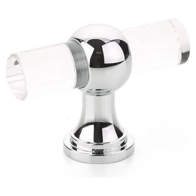 Schaub - Lumiere Transitional Adjustable Clear Acrylic T-Knob - 411-26 - Canada Light Shop
