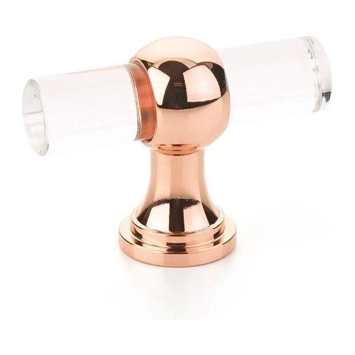 Schaub - Lumiere Transitional Adjustable Clear Acrylic T-Knob - 411-PRG - Canada Light Shop