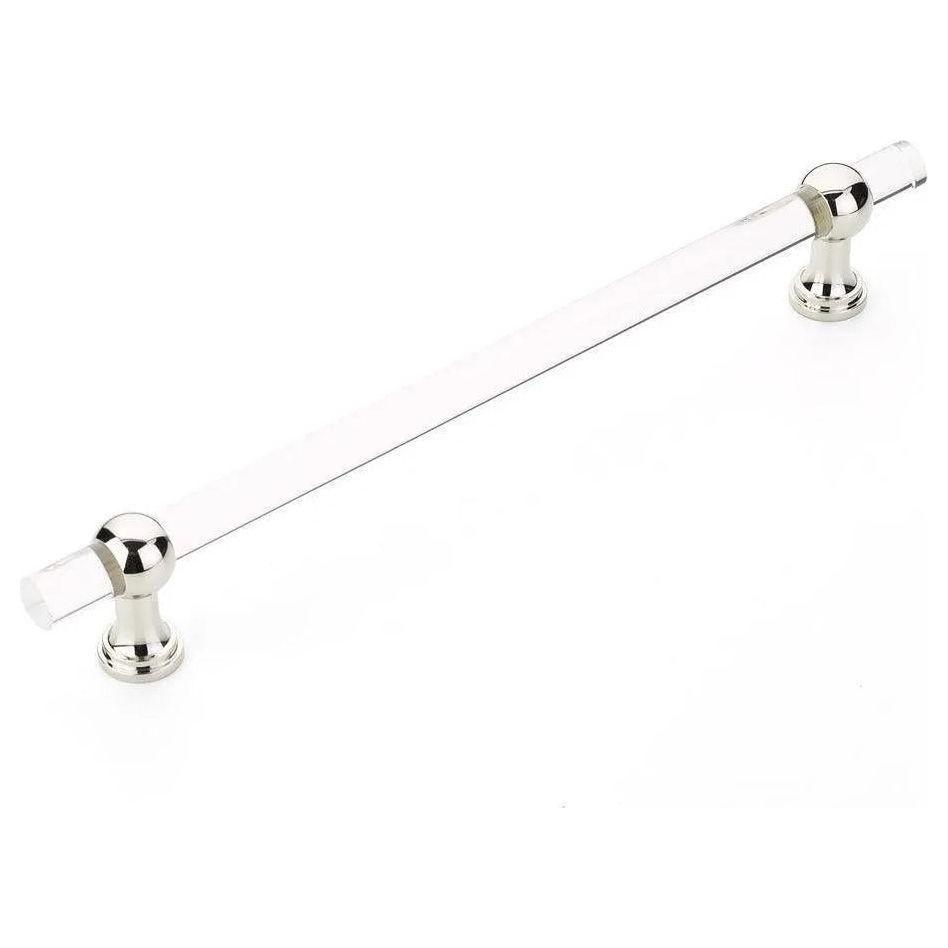 Schaub - Lumiere Transitional Non-Adjustable Clear Acrylic Appliance Pull - 412-PN - Canada Light Shop