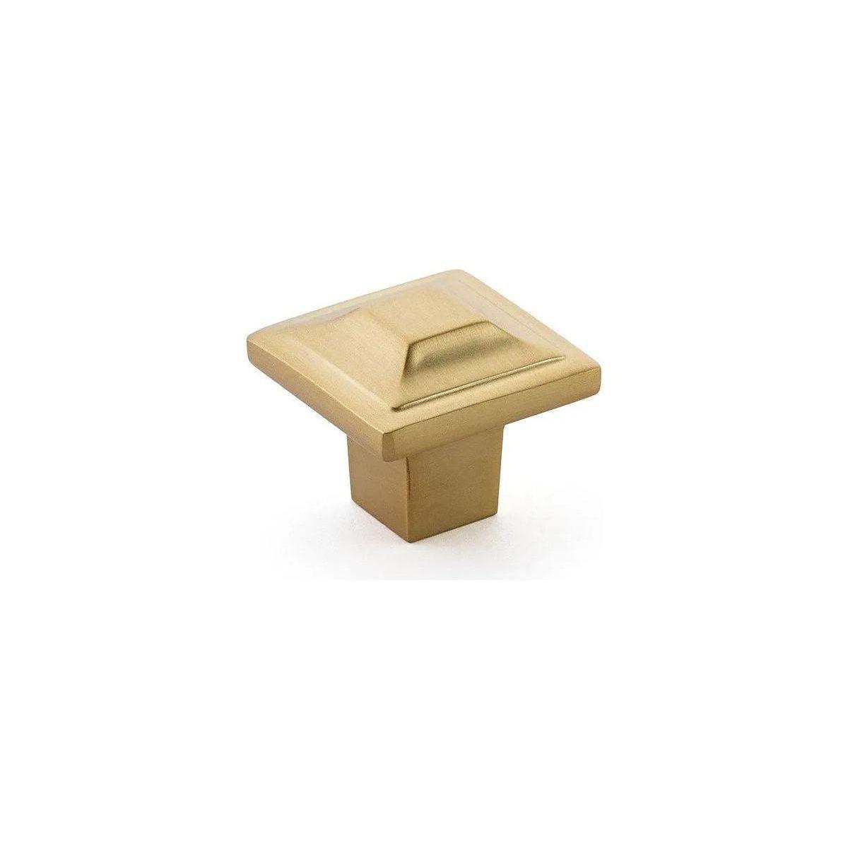 Schaub - Menlo Park Square Knob - 530-SSB - Canada Light Shop