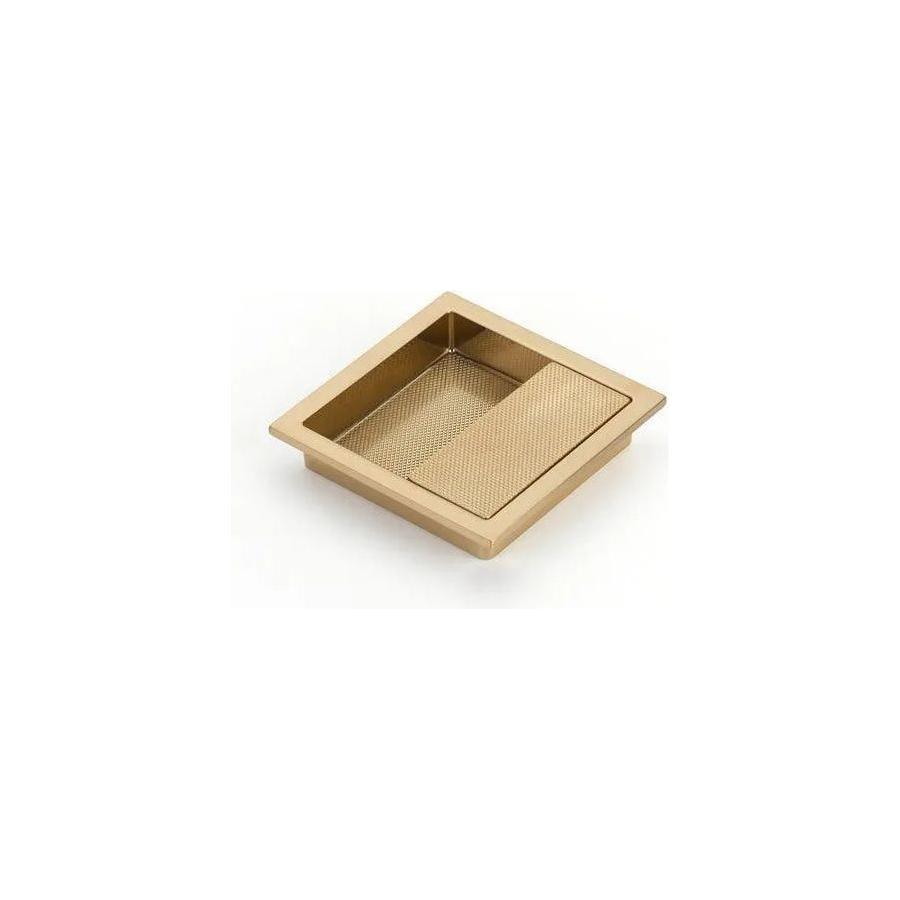 Schaub - MODO Square Recessed Cup Pull - 1208-SSB - Canada Light Shop