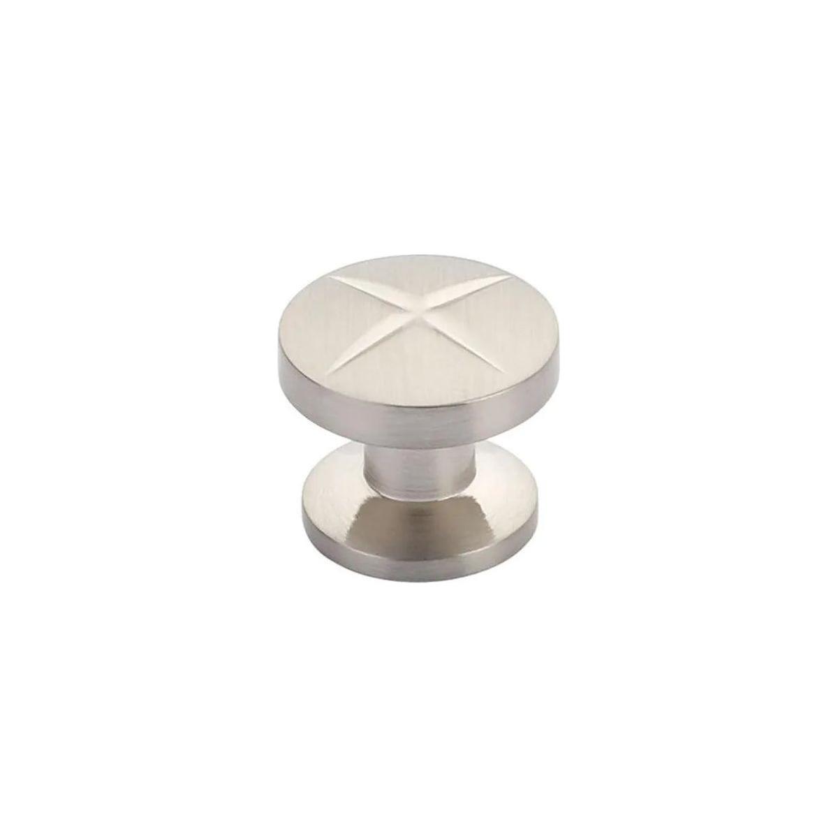 Schaub - Northport Round Knob - 210-BN - Canada Light Shop