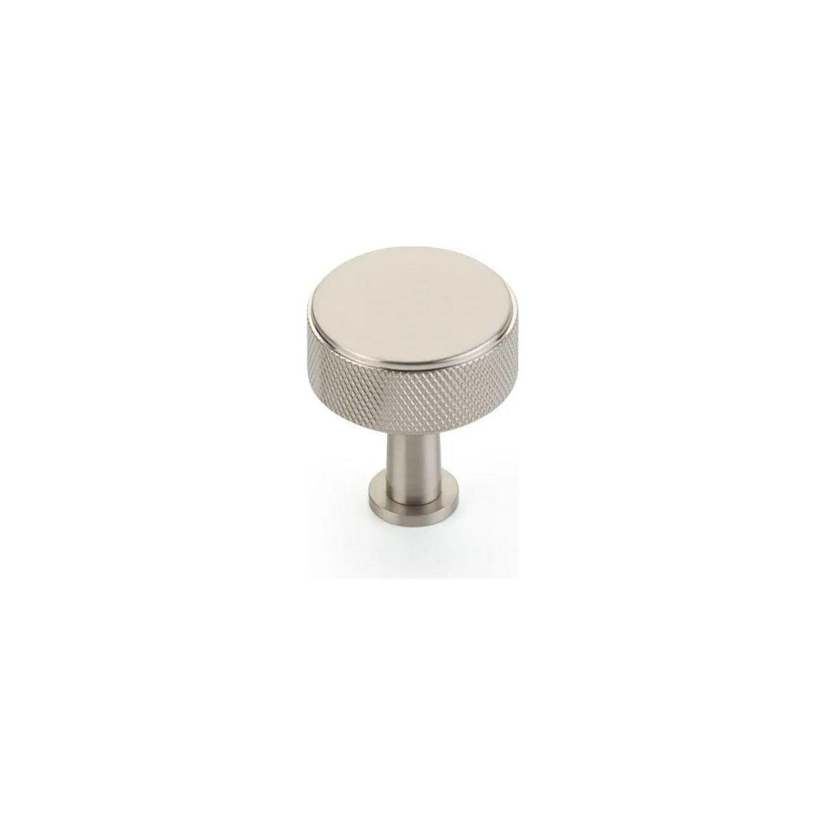 Schaub - Pub House Knurled Knob - 5002-BN - Canada Light Shop