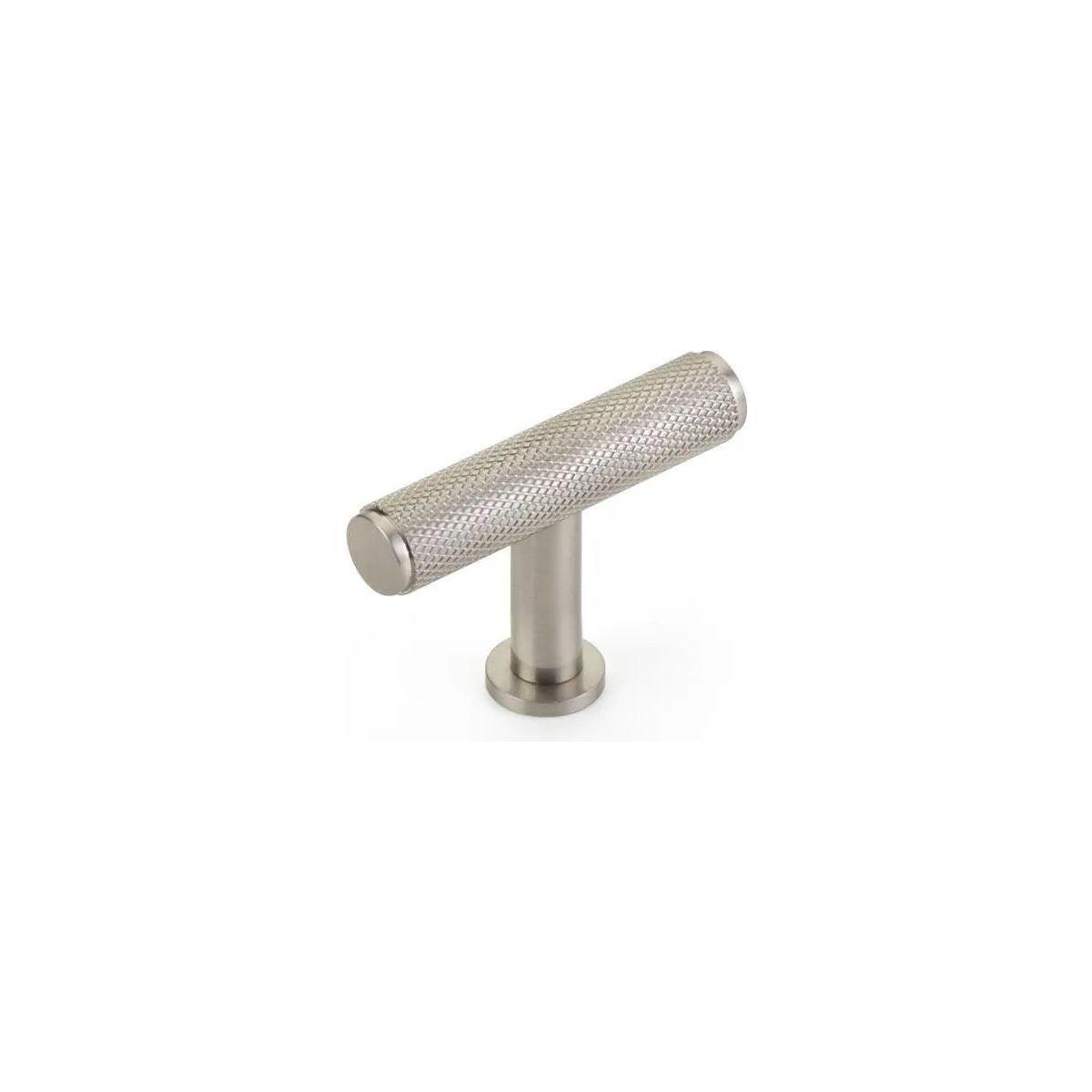 Schaub - Pub House Knurled T-Knob - 5001-BN - Canada Light Shop