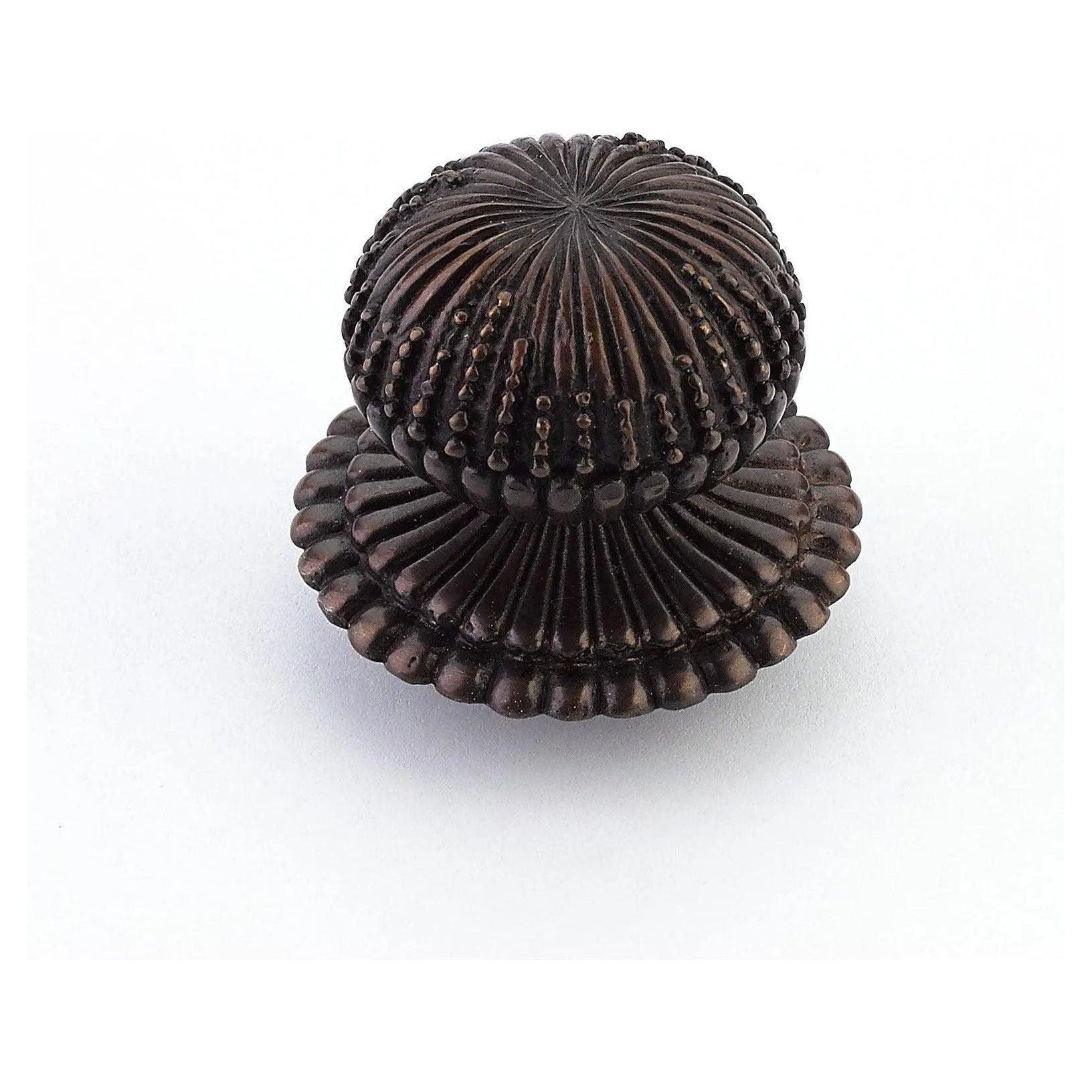 Schaub - Sonata Ornate Round Knob - 969M-DAB - Canada Light Shop