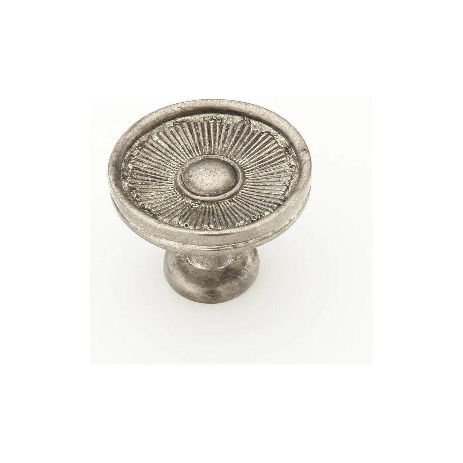 Schaub - Sunburst Round Knob - 972-SA - Canada Light Shop