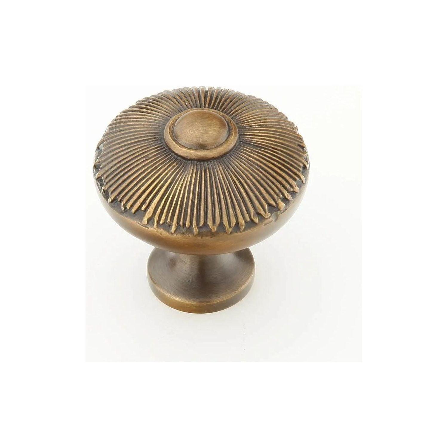 Schaub - Sunburst Round Knob - 974-ED - Canada Light Shop