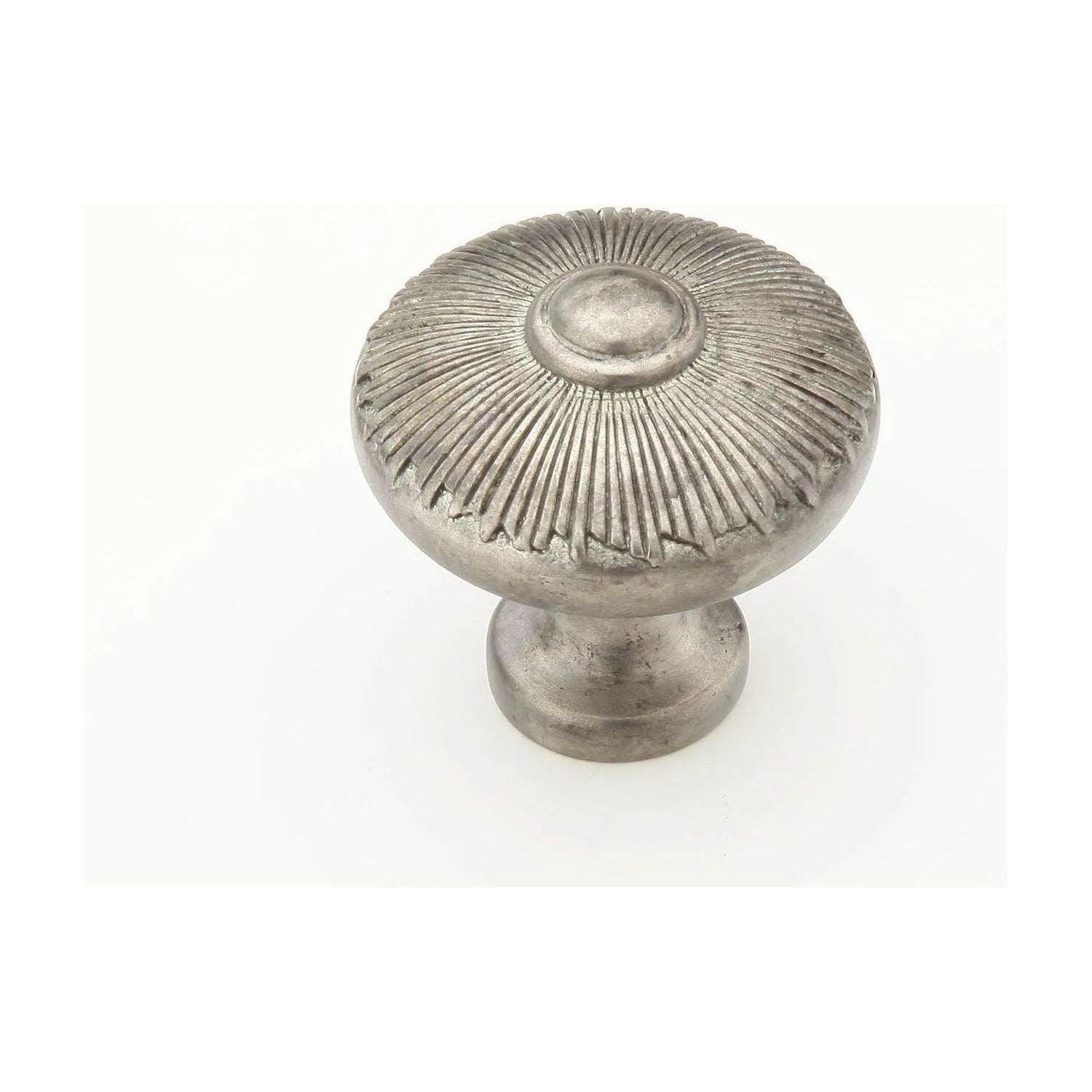 Schaub - Sunburst Round Knob - 974-SA - Canada Light Shop