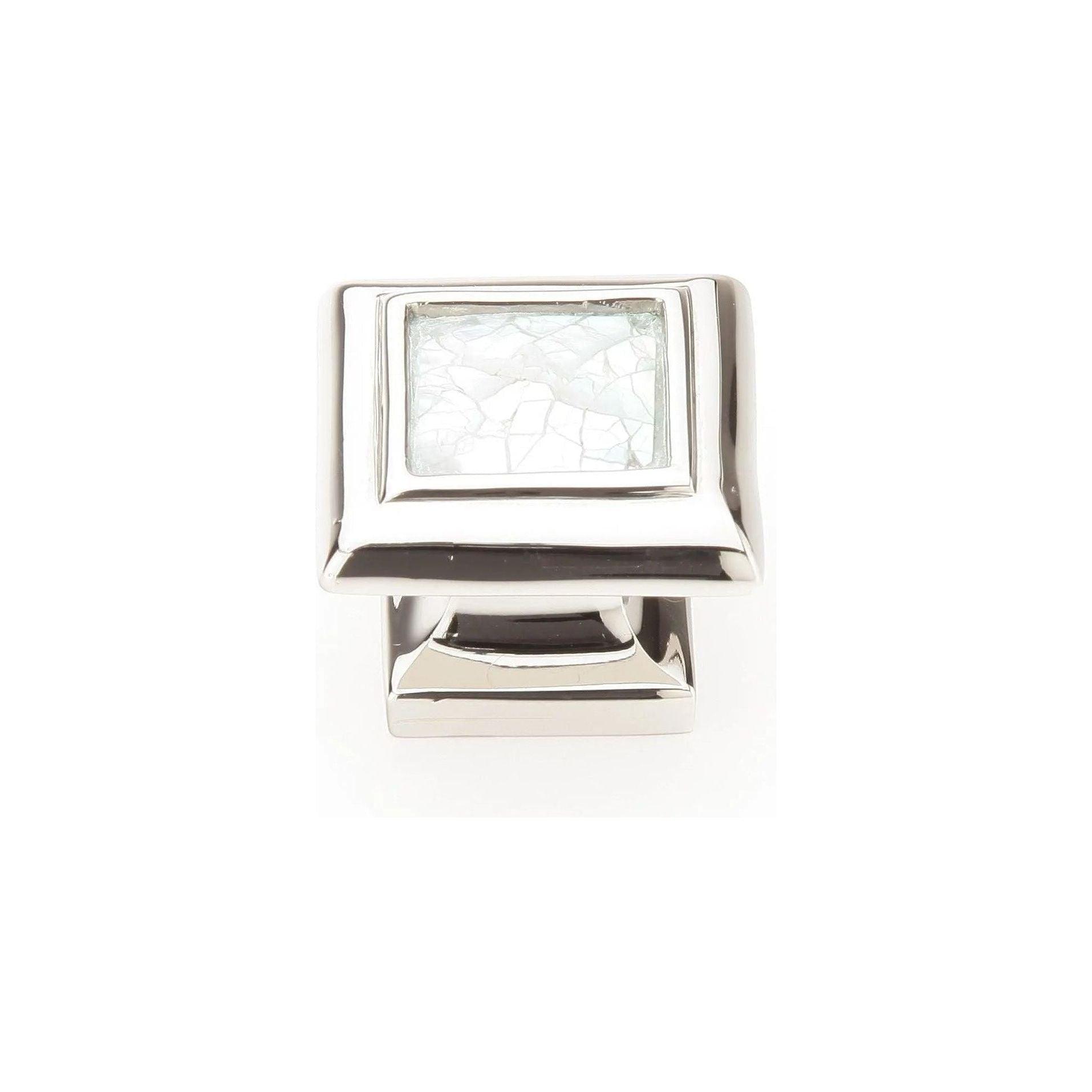 Schaub - Symphony Square Knob - 818-MOP/PN - Canada Light Shop