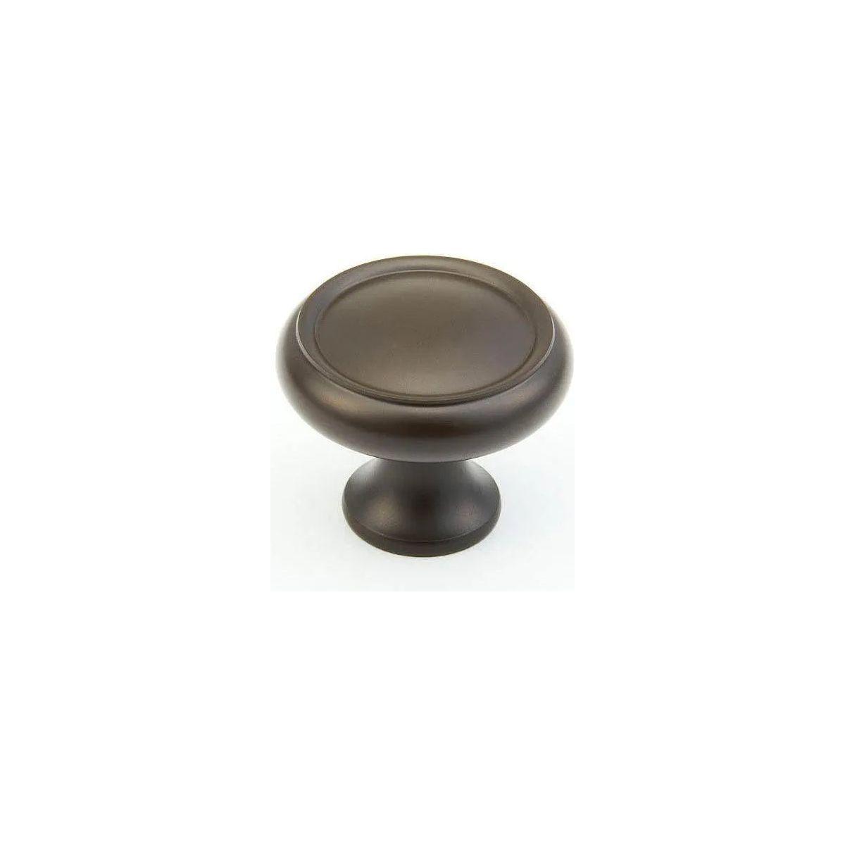 Schaub - Traditional Circle Knob - 711-10B - Canada Light Shop