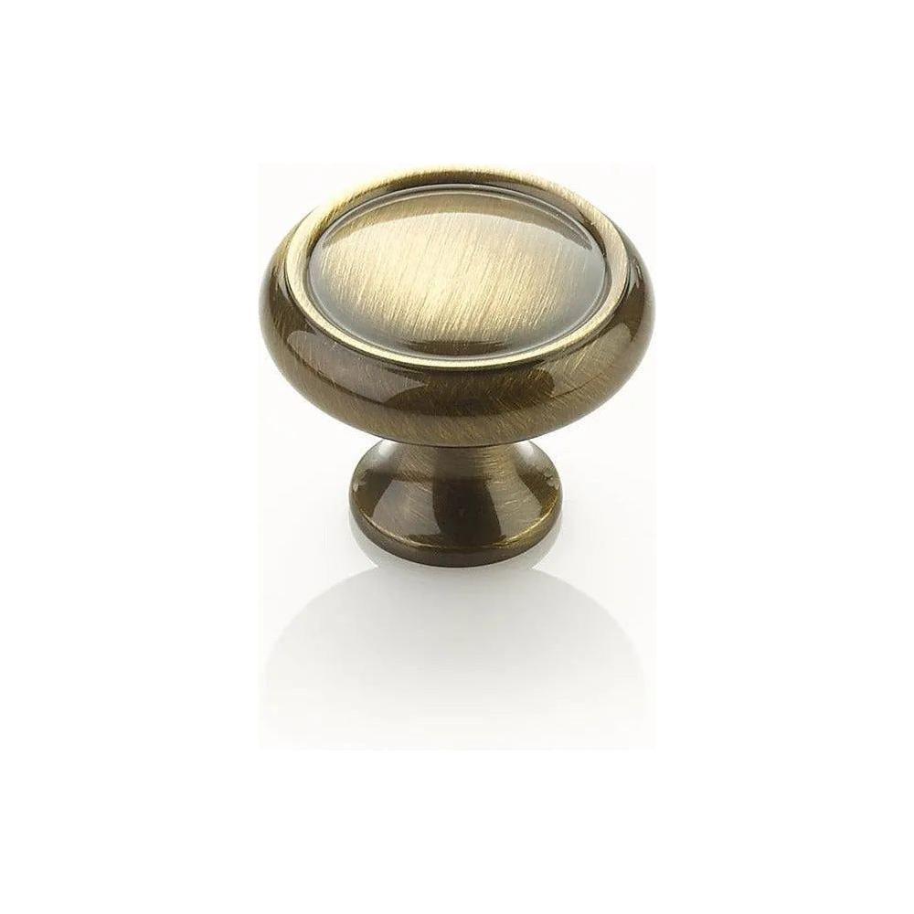 Schaub - Traditional Circle Knob - 711-AB - Canada Light Shop