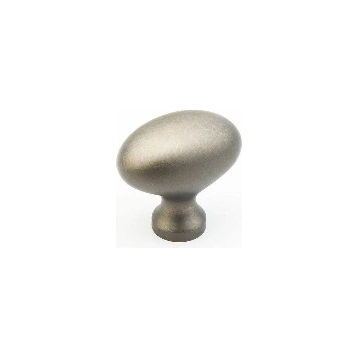Schaub - Traditional Oval Knob - 719-AN - Canada Light Shop