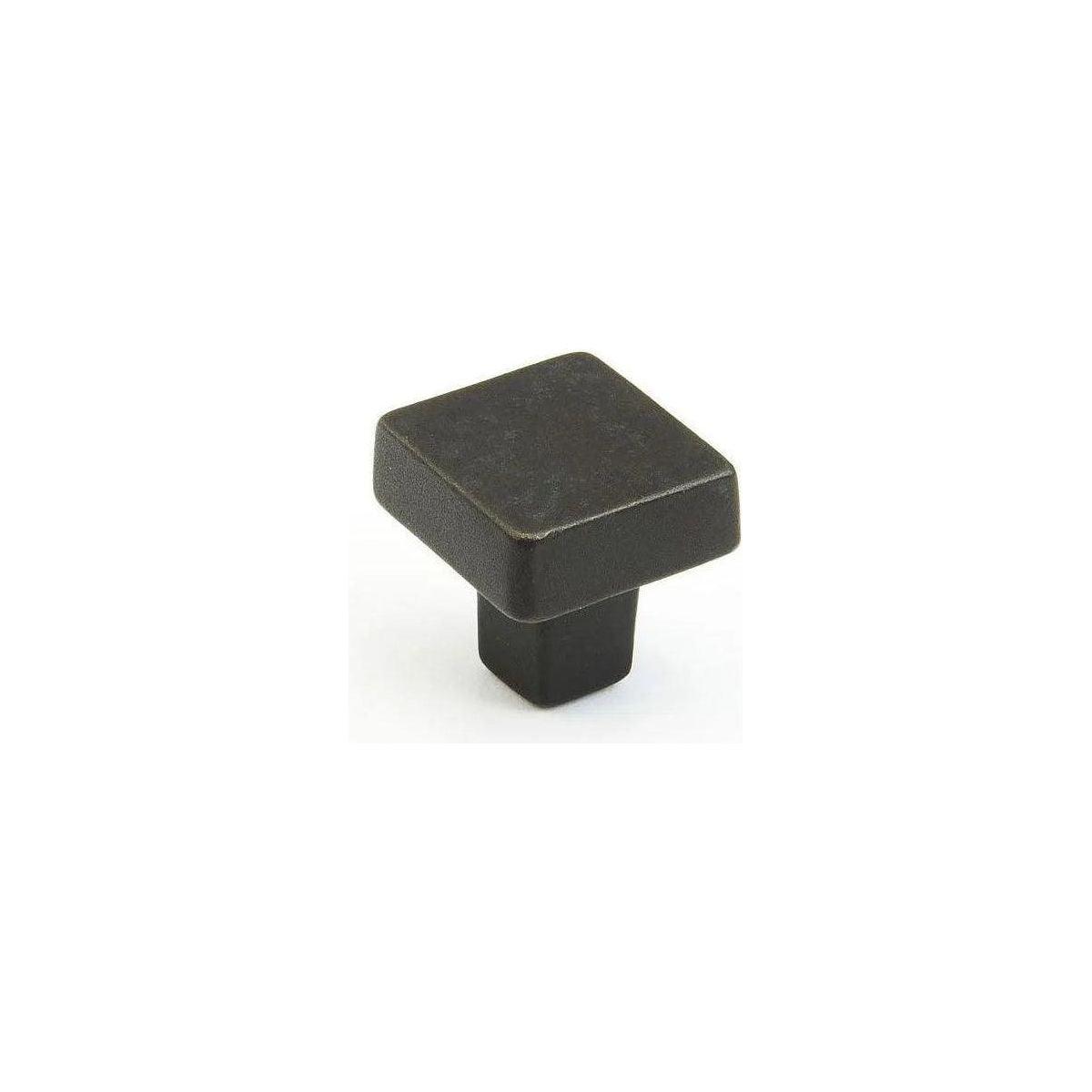 Schaub - Vinci Square Knob - 789-BB - Canada Light Shop