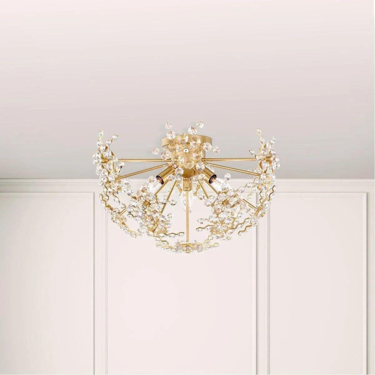 Schonbek 1870 - Esteracae Semi Flush - DN1218N-22S - Canada Light Shop