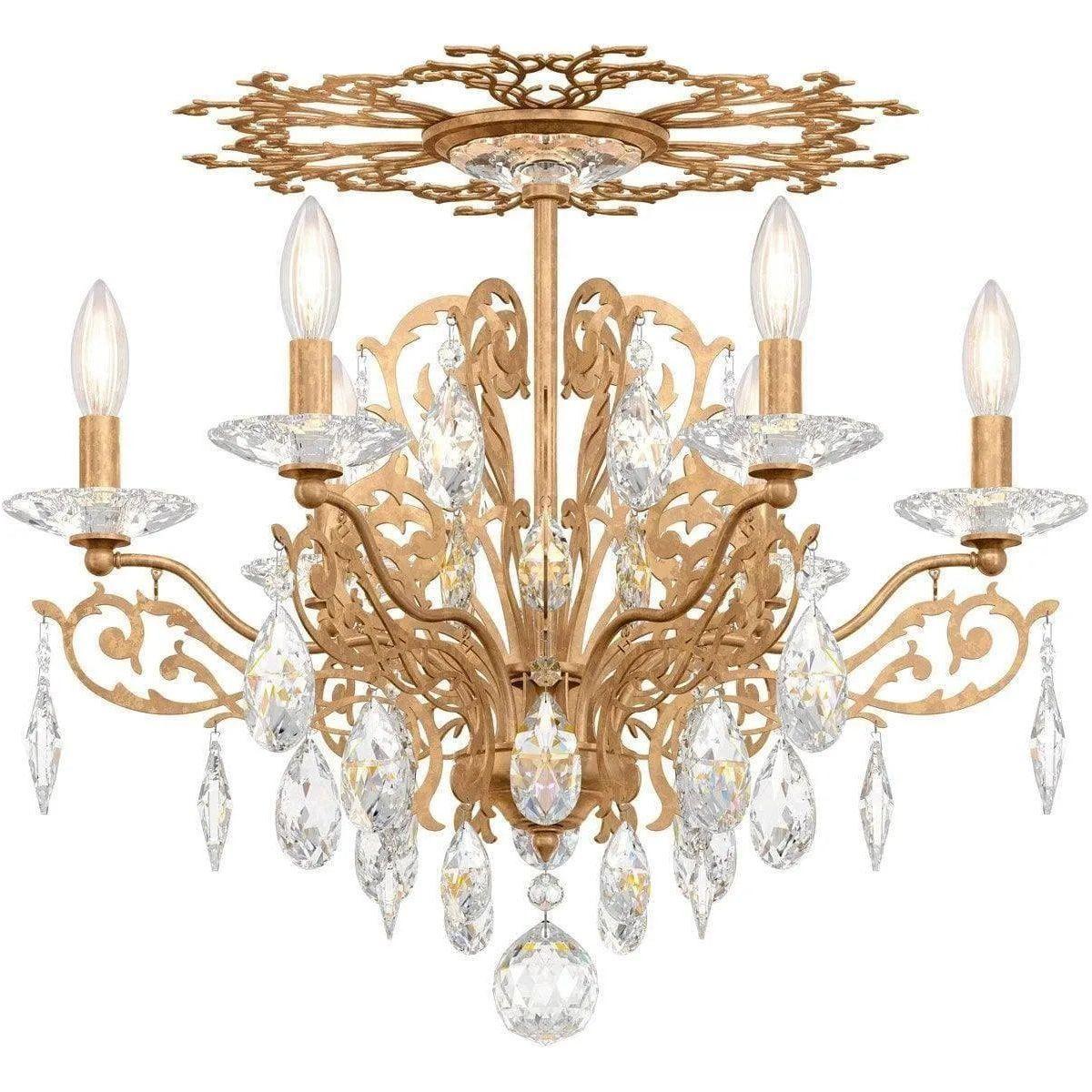 Schonbek 1870 - Filigrae Semi Flush - FE7206N-22H - Canada Light Shop