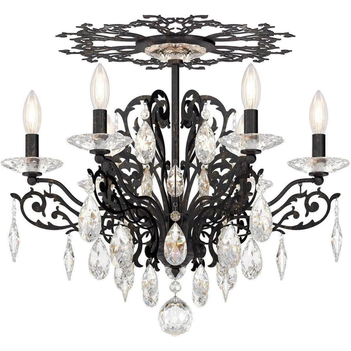 Schonbek 1870 - Filigrae Semi Flush - FE7206N-22H - Canada Light Shop