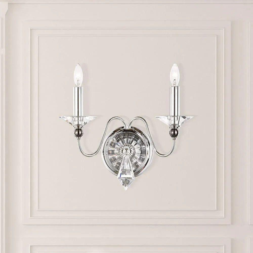 Schonbek 1870 - Jasmine Wall Sconce - 9672-40CL - Canada Light Shop