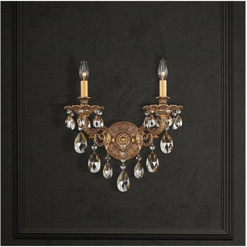 Schonbek 1870 - Milano Wall Sconce - 5642-83S - Canada Light Shop