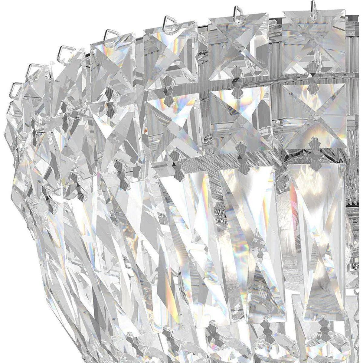 Schonbek 1870 - Petit Crystal Deluxe Semi Flush - 5890-211S - Canada Light Shop