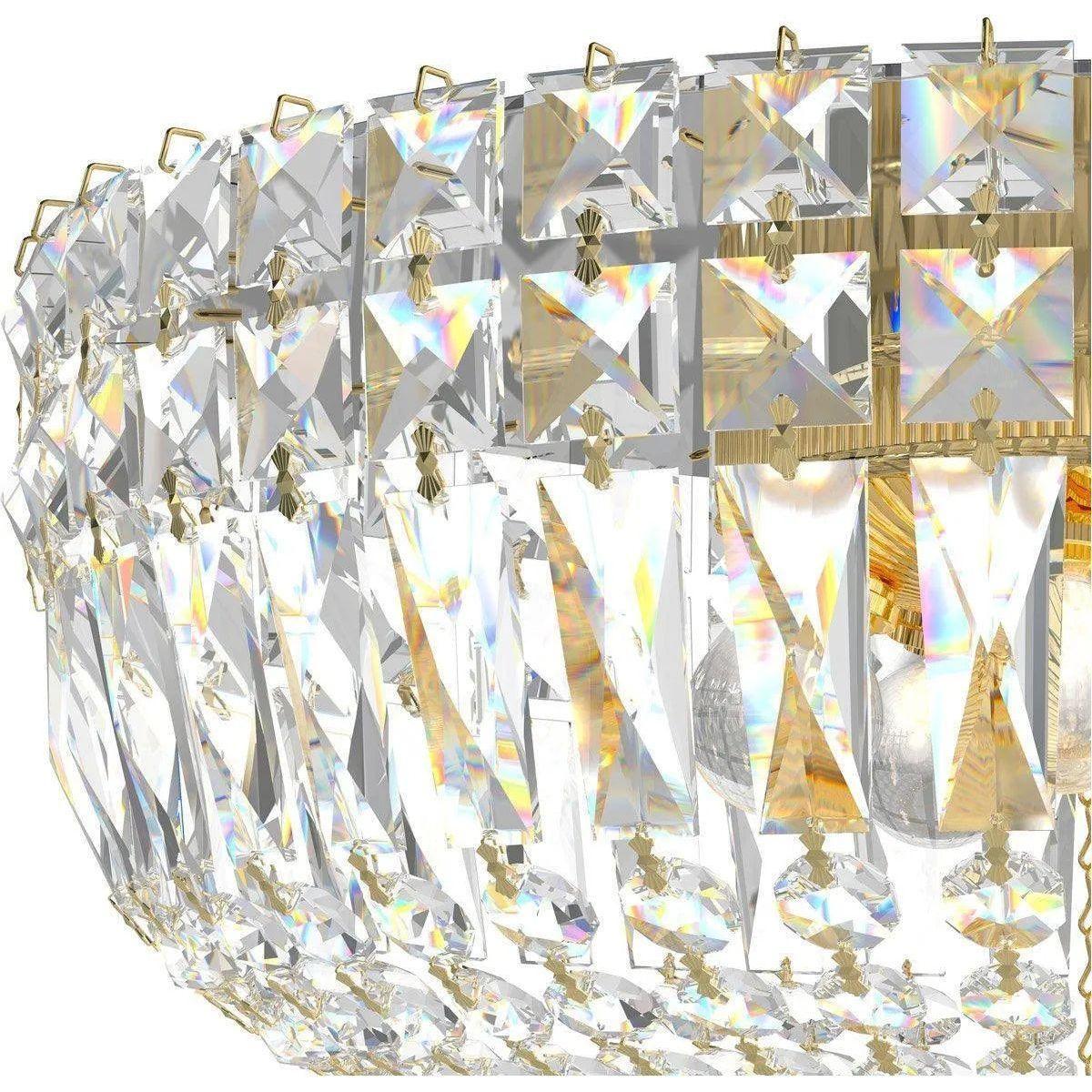 Schonbek 1870 - Petit Crystal Deluxe Semi Flush - 5892-211S - Canada Light Shop