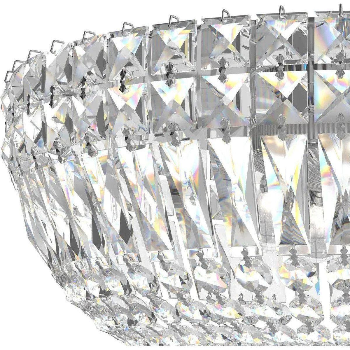Schonbek 1870 - Petit Crystal Deluxe Semi Flush - 5893-40S - Canada Light Shop