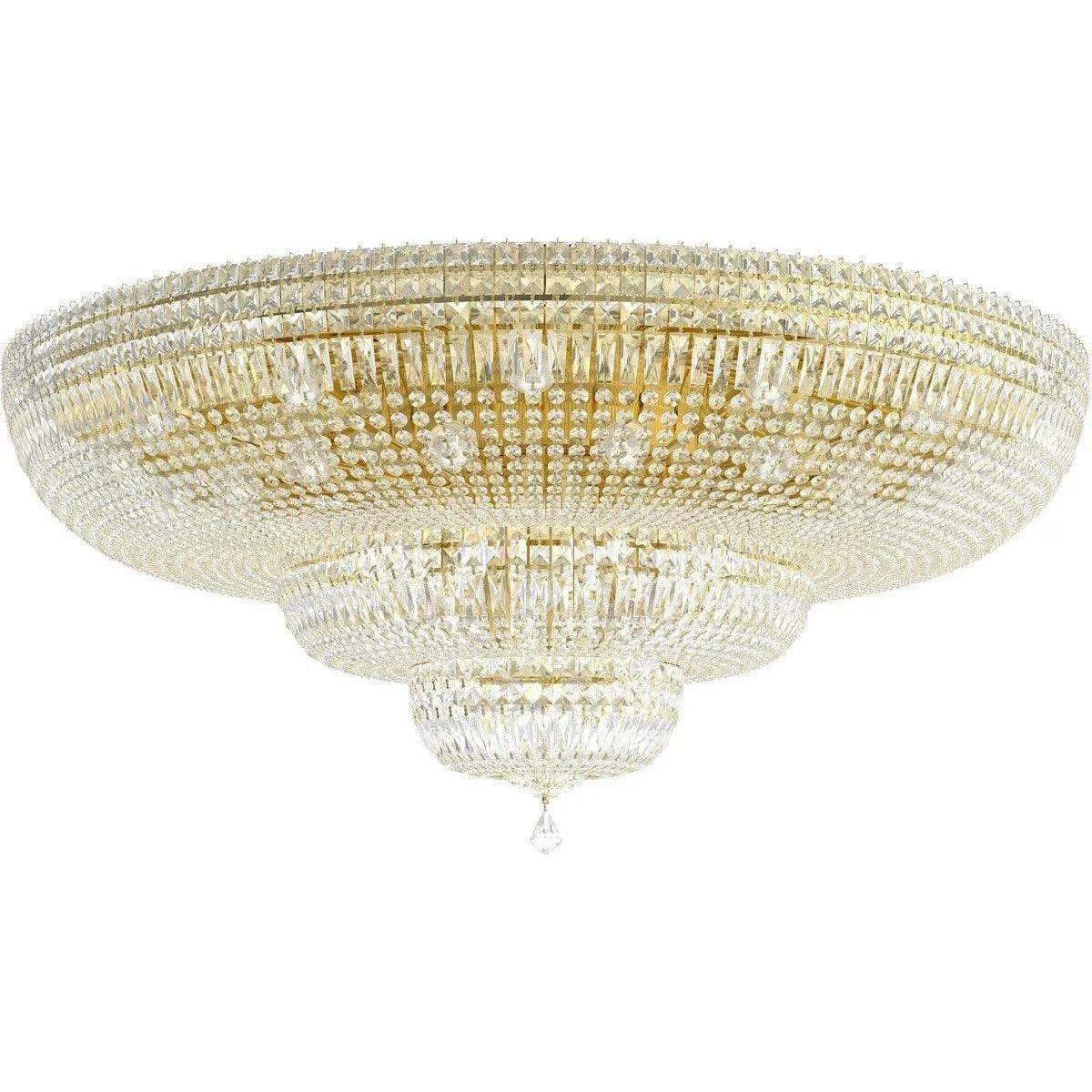 Schonbek 1870 - Petit Crystal Deluxe Semi Flush - 5897-211S - Canada Light Shop
