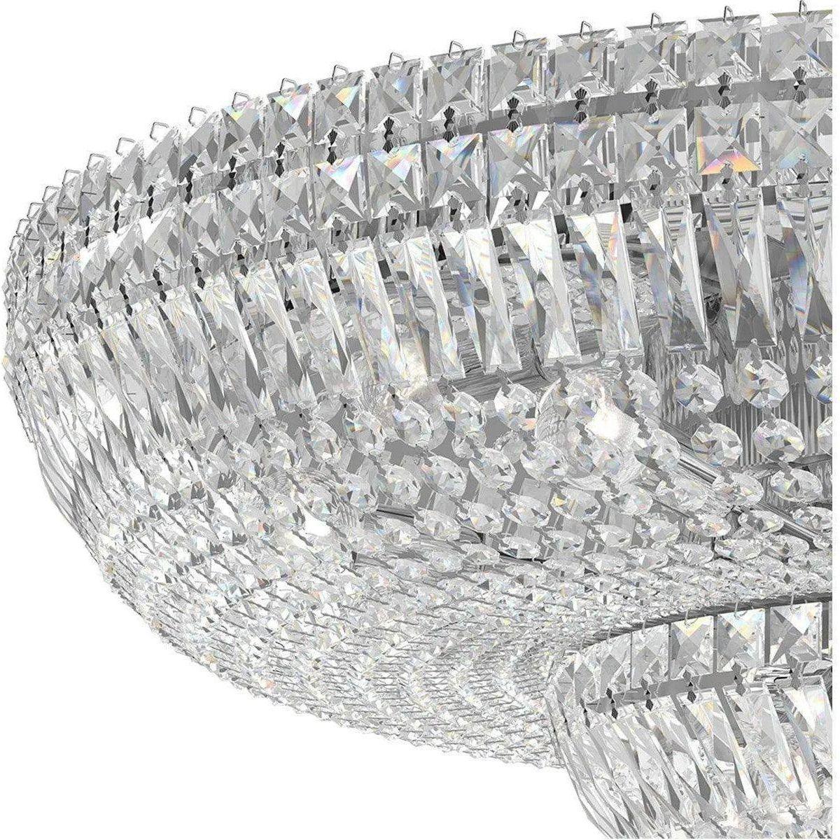 Schonbek 1870 - Petit Crystal Deluxe Semi Flush - 5898-40S - Canada Light Shop