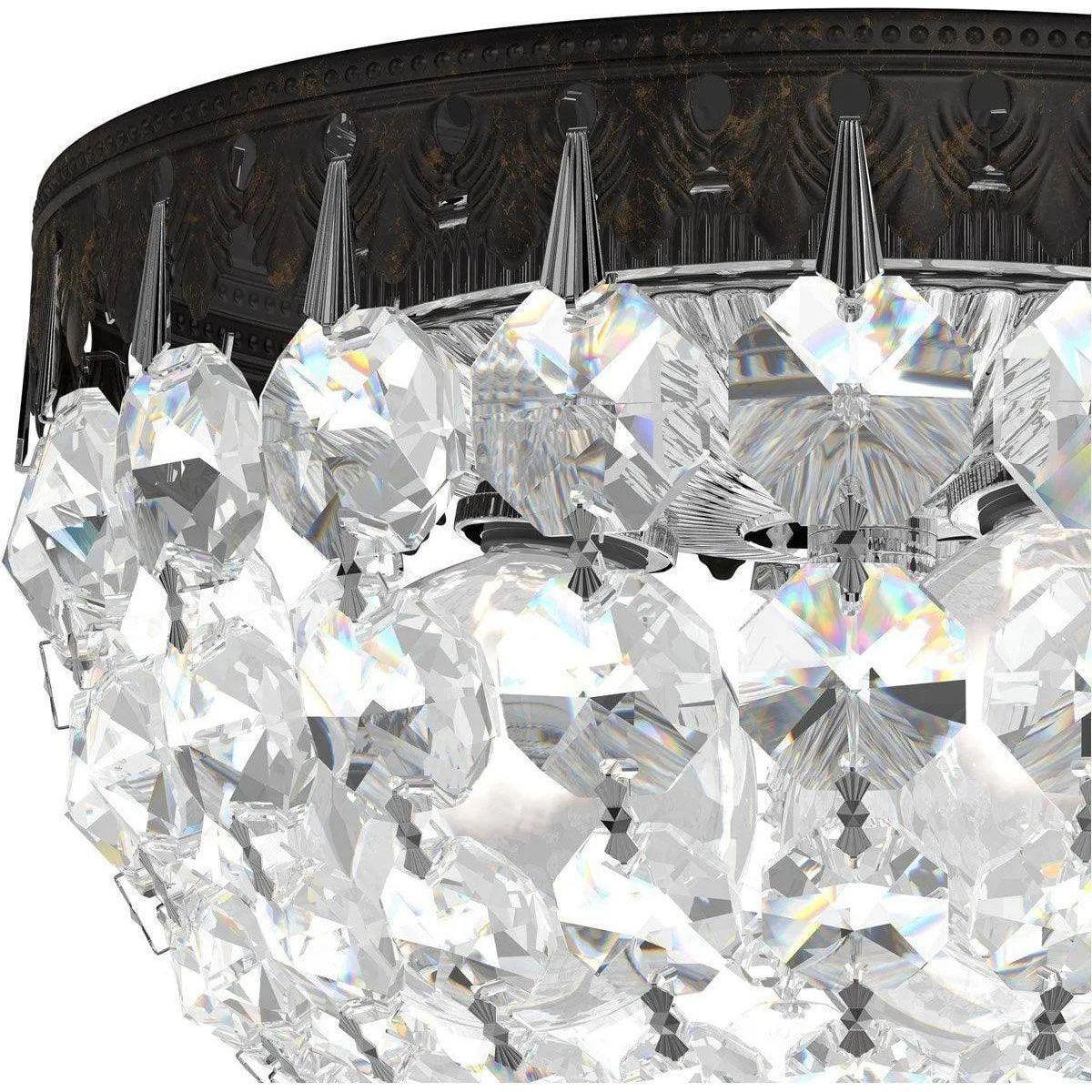 Schonbek 1870 - Petit Crystal Semi Flush - 1558-76S - Canada Light Shop
