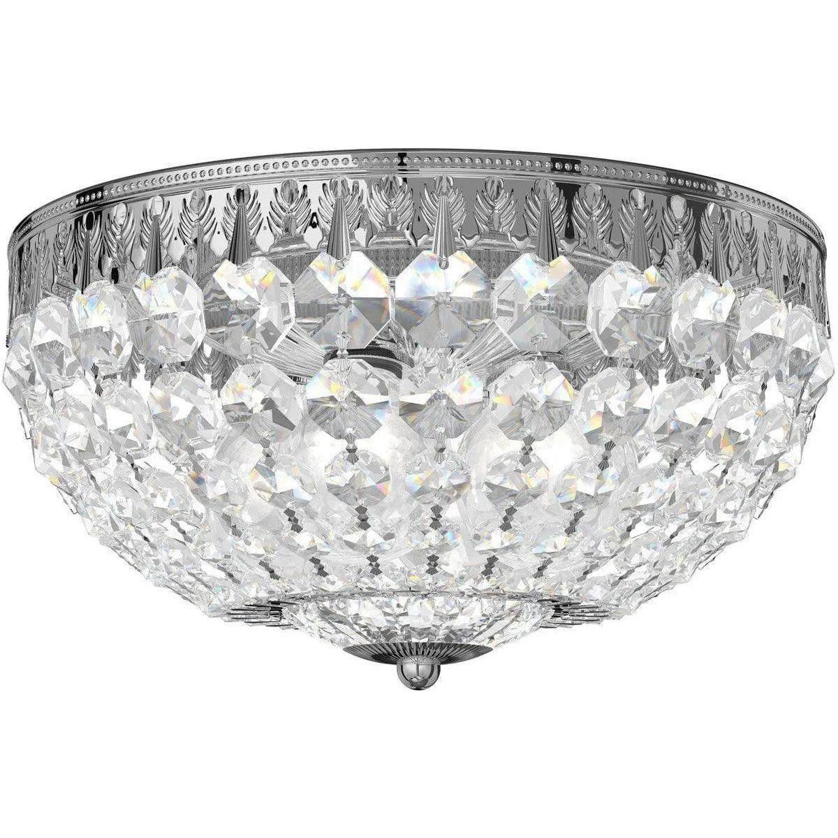 Schonbek 1870 - Petit Crystal Semi Flush - 1560-40S - Canada Light Shop