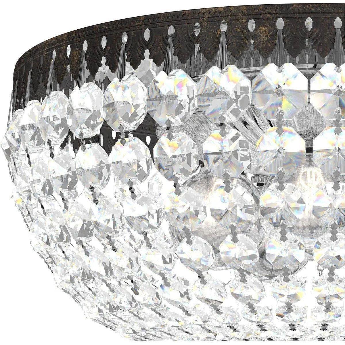 Schonbek 1870 - Petit Crystal Semi Flush - 1564-76S - Canada Light Shop
