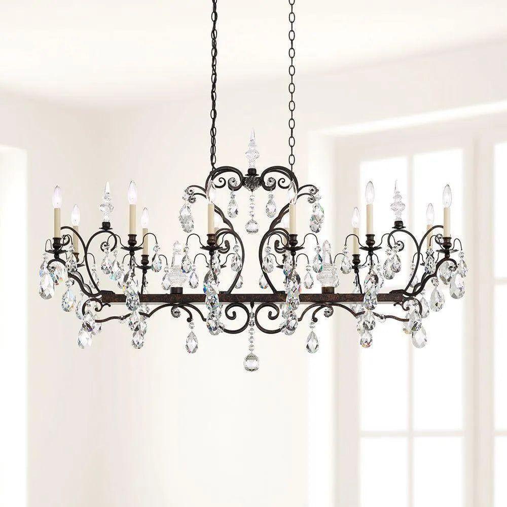 Schonbek 1870 - Renaissance Linear Chandelier - 3796N-76S - Canada Light Shop
