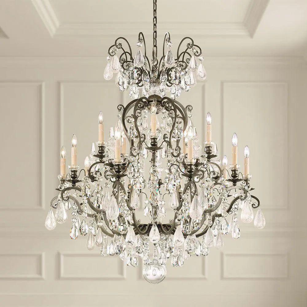 Schonbek 1870 - Renaissance Rock Crystal Chandelier - 3573-47CL - Canada Light Shop