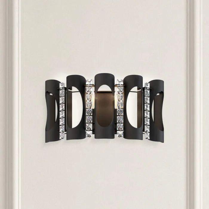 Schonbek 1870 - Twilight Wall Sconce - MR1002N-BK1H - Canada Light Shop