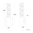 Schonbek Beyond - Cru LED Wall Sconce - BWS14214-PN - Canada Light Shop