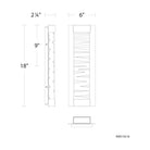 Schonbek Beyond - Echelon LED Wall Sconce - BWS10218-BK - Canada Light Shop