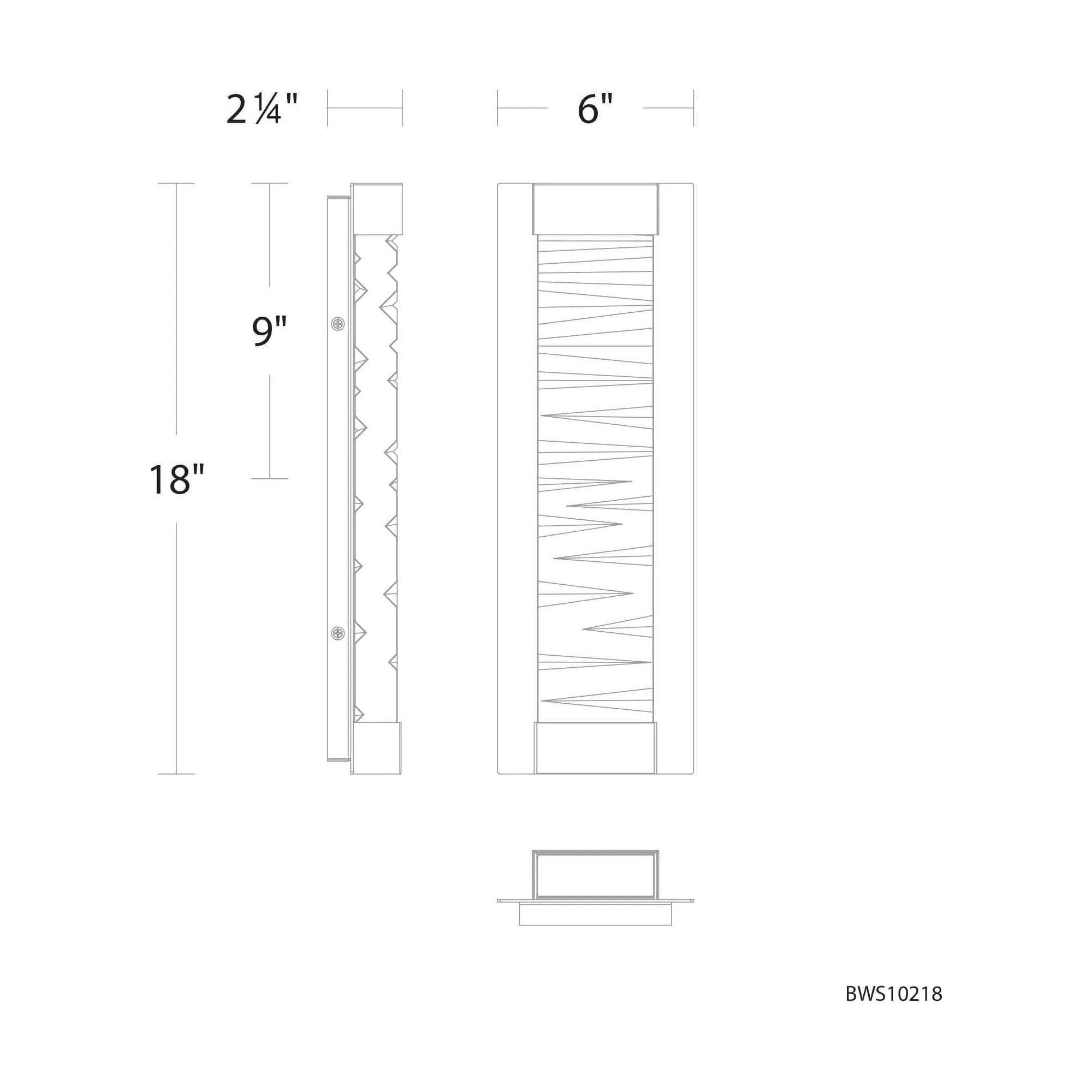 Schonbek Beyond - Echelon LED Wall Sconce - BWS10218-BK - Canada Light Shop