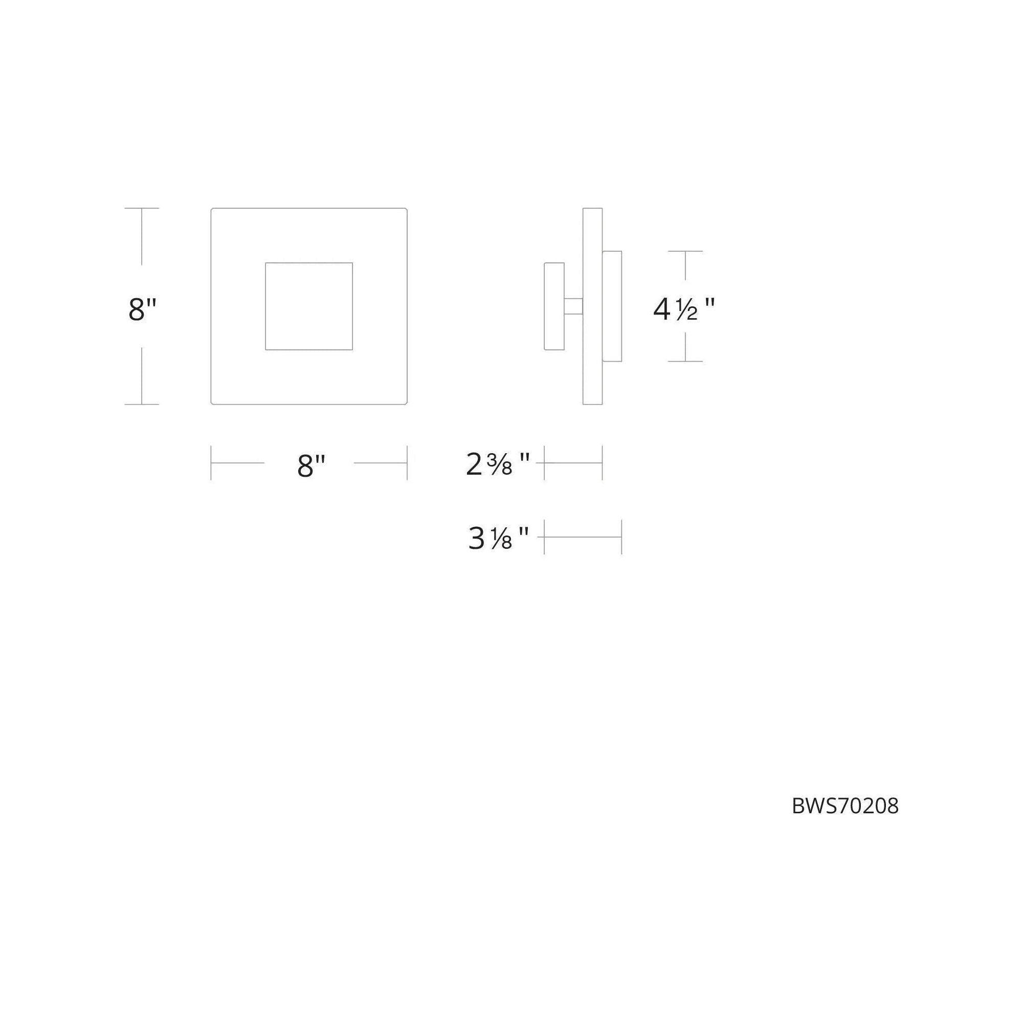 Schonbek Beyond - Fragment LED Wall Sconce - BWS70208-BK - Canada Light Shop