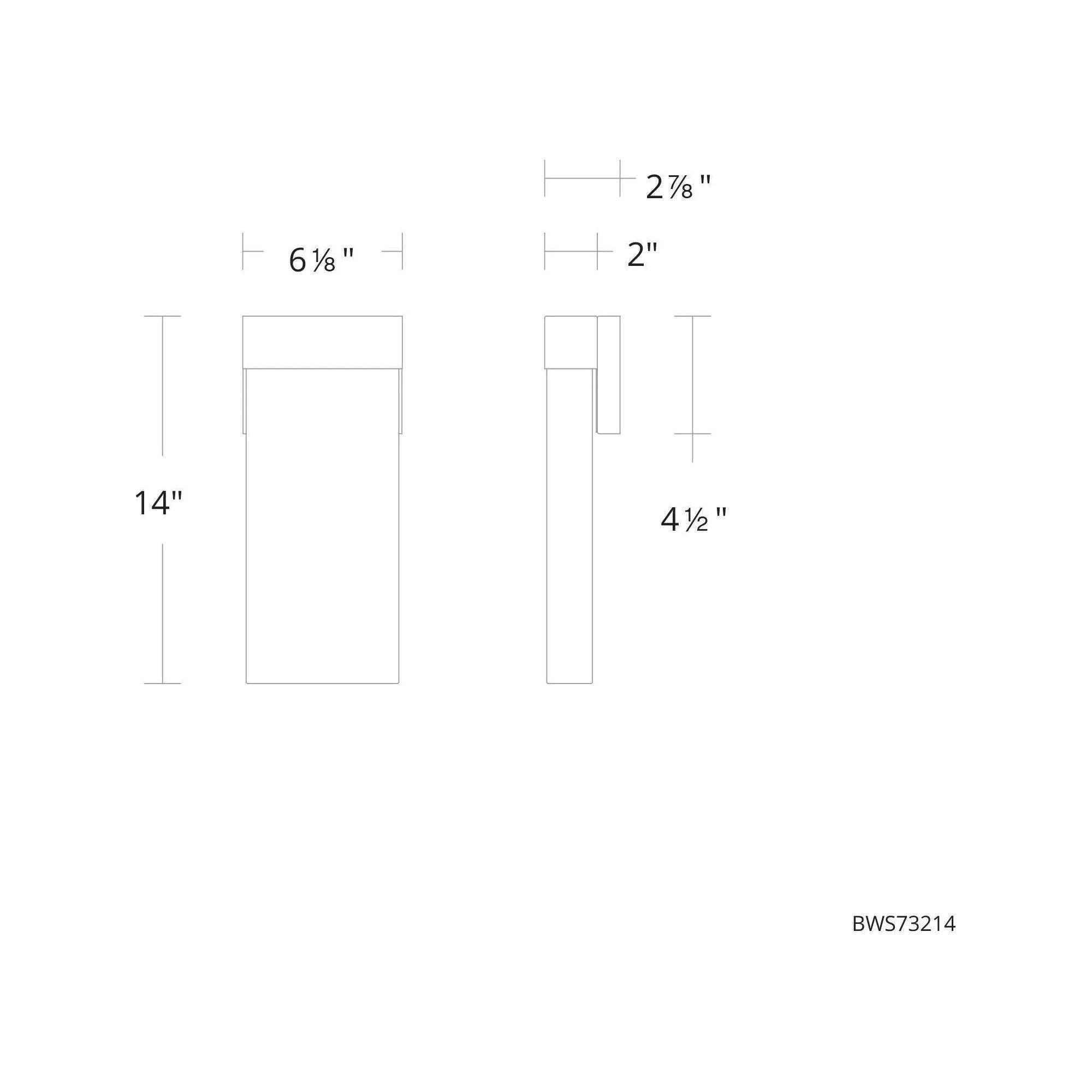 Schonbek Beyond - Glacio LED Wall Sconce - BWS73214-BK - Canada Light Shop