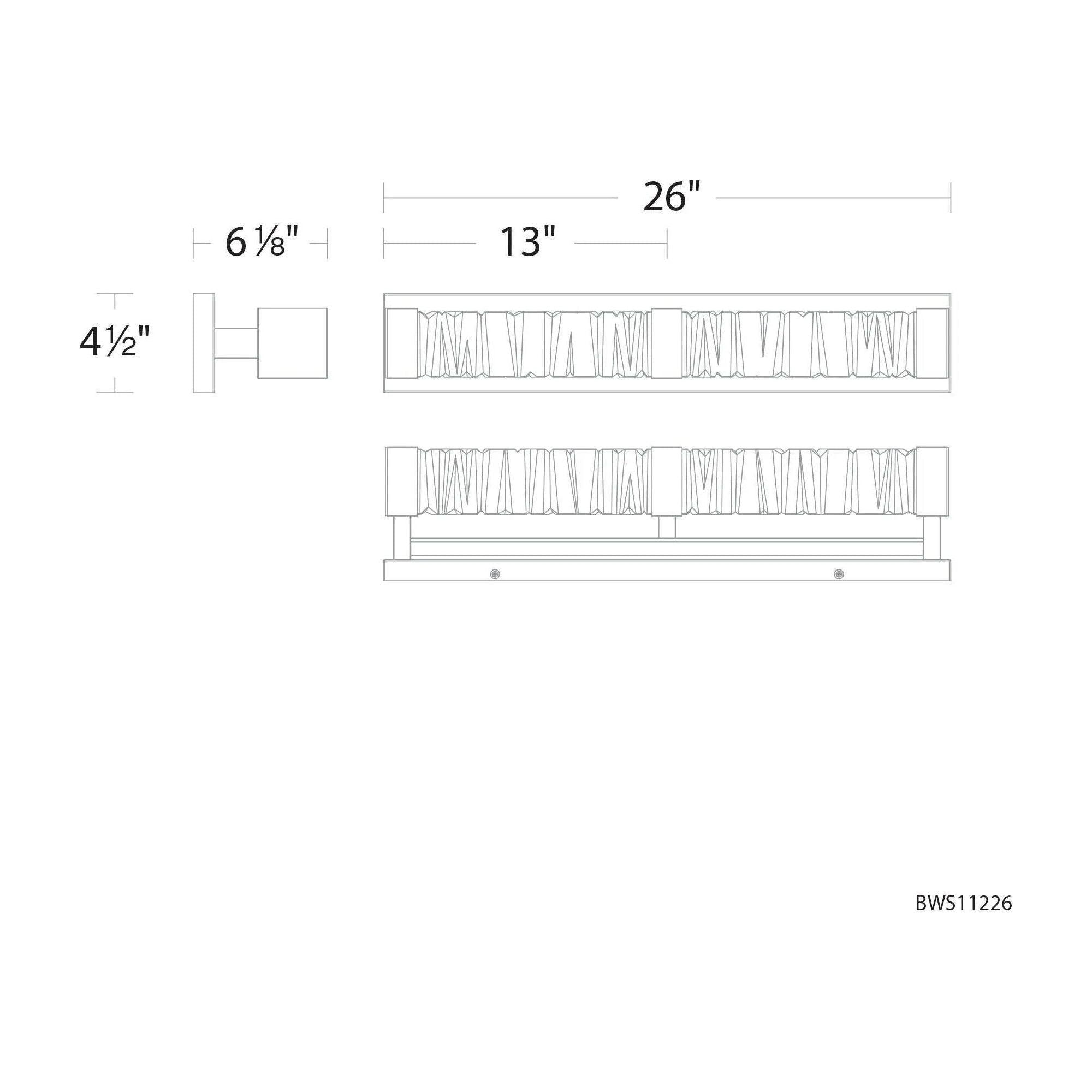 Schonbek Beyond - Guild LED Bath Vanity & Wall Light - BWS11226-BK - Canada Light Shop