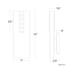 Schonbek Beyond - Helios LED Wall Sconce - BWS15214-AB - Canada Light Shop