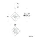 Schonbek Beyond - Heracles LED Pendant - BPD51228-BK - Canada Light Shop