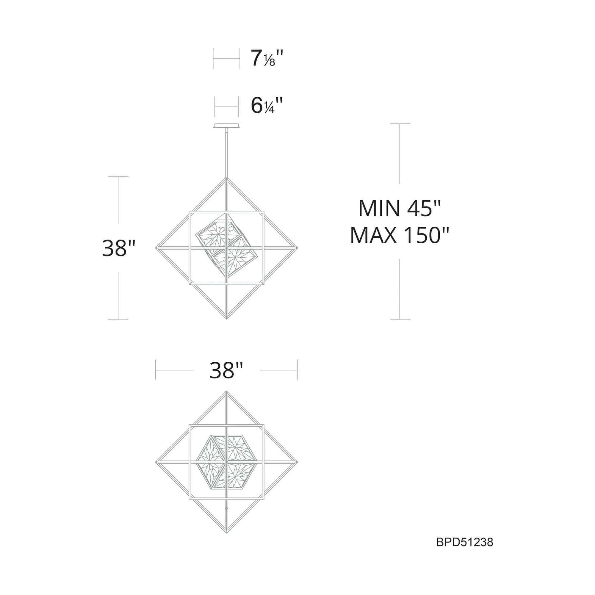 Schonbek Beyond - Heracles LED Pendant - BPD51228-BK - Canada Light Shop